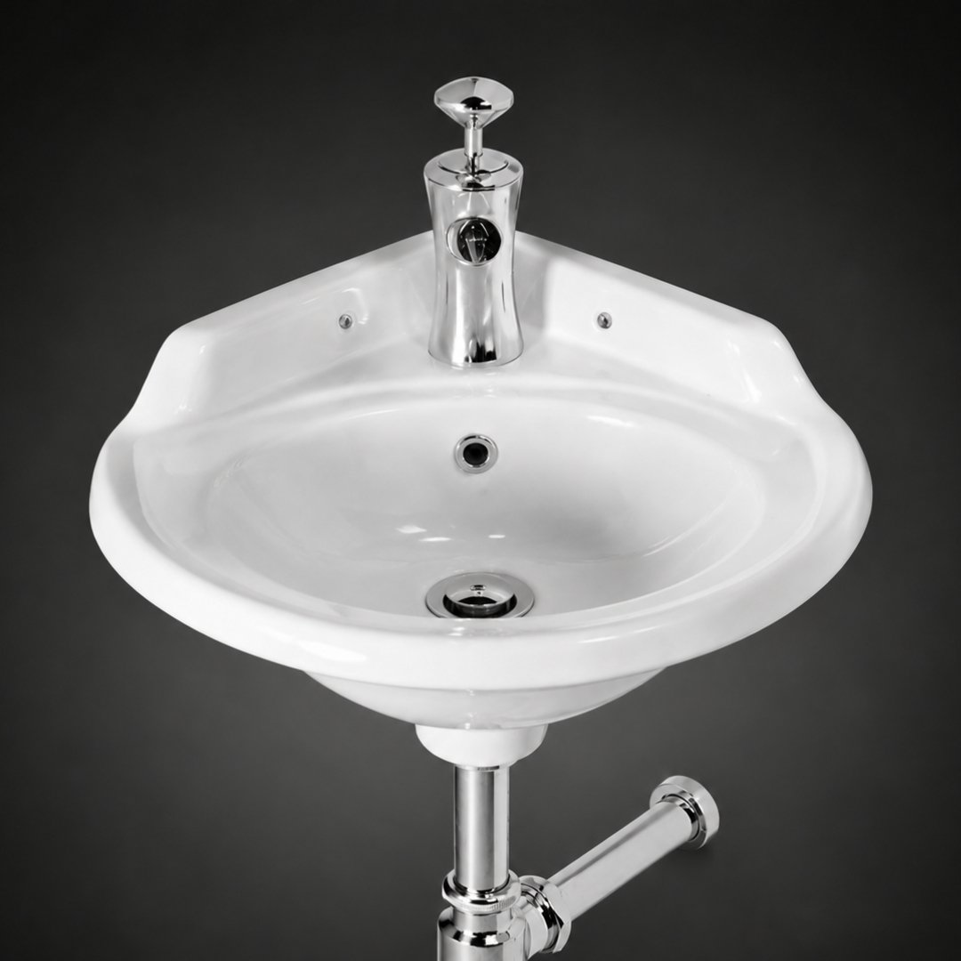 CORNER 16 Wall Hung Basin Wash Basin - My Home Studio